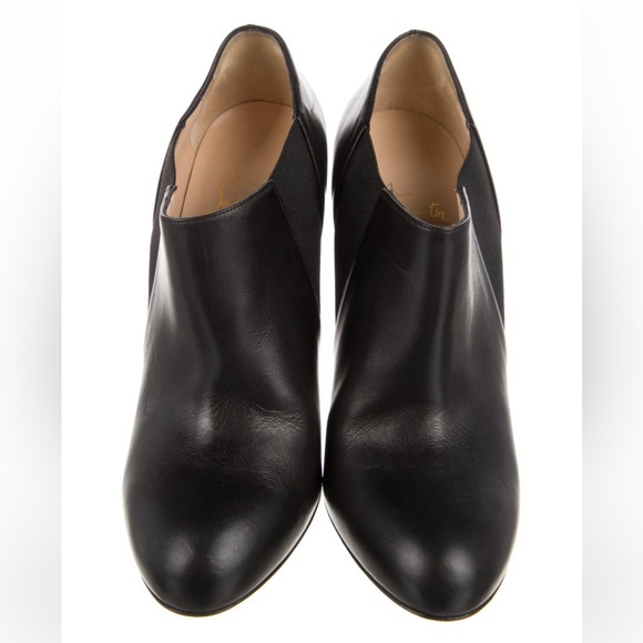 ❤️Christian Louboutin black leather ankle Chelsea boot size 39.5❤️ - Picture 3 of 5